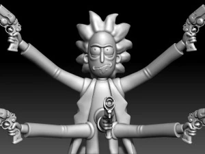 Rick Sanchez - Rick and Morty 3D Print Model