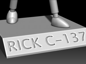 Rick Sanchez - Rick and Morty Model do druku 3D