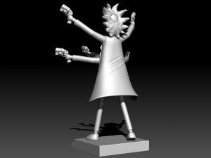 Rick Sanchez - Rick and Morty Model do druku 3D