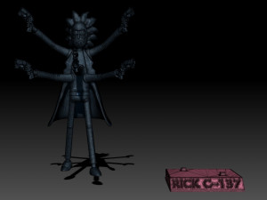 Rick Sanchez - Rick and Morty Model do druku 3D