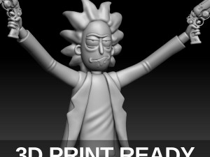 Rick Sanchez - Rick and Morty 3D Print Model