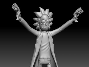 Rick Sanchez - Rick and Morty Modelo de impresión 3D