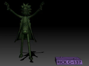 Rick Sanchez - Rick and Morty 3D Print Model