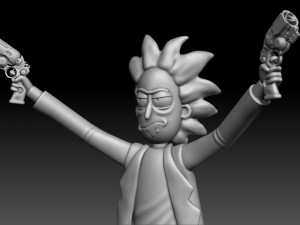 Rick Sanchez - Rick and Morty Modelo de impresión 3D