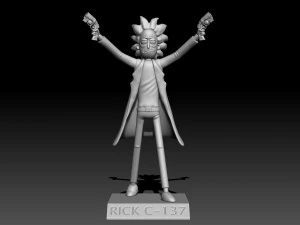 Rick Sanchez - Rick and Morty 3D Print Model