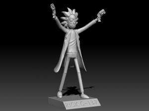 Rick Sanchez - Rick and Morty Modelo de impresión 3D