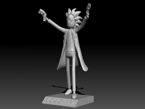 Rick Sanchez - Rick and Morty Modelo de impresión 3D
