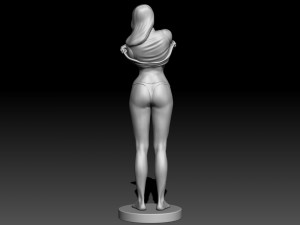 Sexy Woman 3d sculpt Model do druku 3D