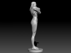 Sexy Woman 3d sculpt Model do druku 3D
