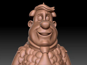 Fred Flintstone 3D Print Model