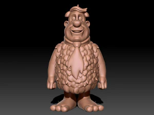 Fred Flintstone 3D Print Model