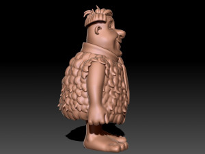 Fred Flintstone 3D Druckmodell