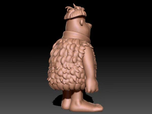Fred Flintstone 3D Print Model