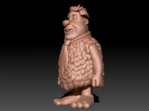Fred Flintstone 3D Print Model