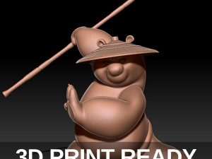 Kung Fu Panda Po 3D Print Model