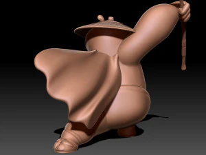 Kung Fu Panda Po 3D Print Model