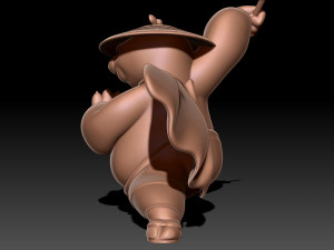 Kung Fu Panda Po Modèles 3D en vedette