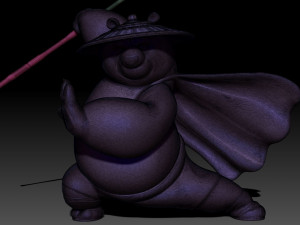 Kung Fu Panda Po Modèles 3D en vedette