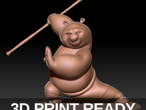 Kung Fu Panda Po 3D Принт Модель