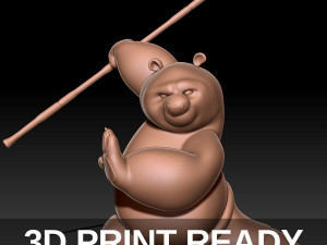 Kung Fu Panda Po 3D Print Model