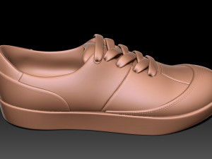 Woodland Shoe 3Dプリントモデル