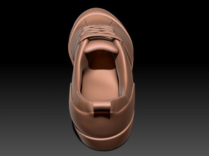 Woodland Shoe 3Dプリントモデル