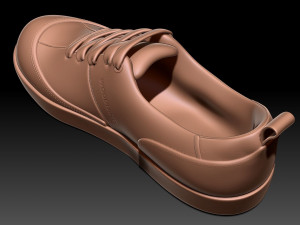 Woodland Shoe 3Dプリントモデル
