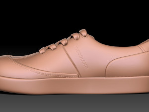 Woodland Shoe 3Dプリントモデル