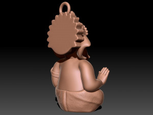 Ganesh hindu statue 3D Baskı Modeli