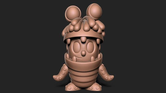 MONSTER INC BOO 3D Print Model .c4d .max .obj .3ds .fbx .stl .blend 