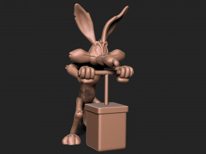 Wile E Coyote 3D Print Model