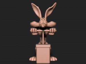 Wile E Coyote 3D 프린트 모델
