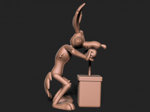 Wile E Coyote 3D 프린트 모델