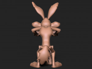 Wile E Coyote 3D 프린트 모델