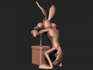 Wile E Coyote 3D 프린트 모델