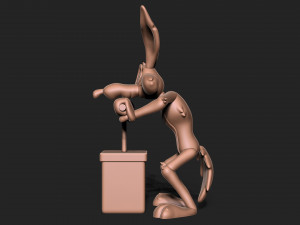 Wile E Coyote 3D 프린트 모델