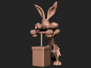 Wile E Coyote 3D 프린트 모델