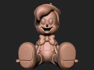 Pinocchio 3D Print Model
