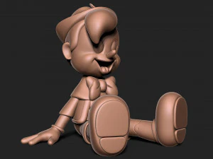 Pinocchio 3D Print Model