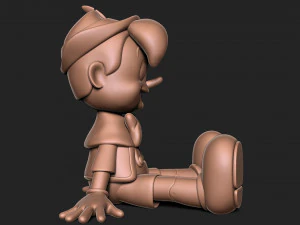 Pinocchio 3D Print Model