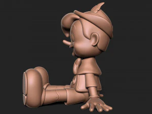 Pinocchio 3D Print Model