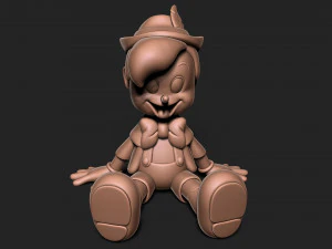 Pinocchio 3D Print Model