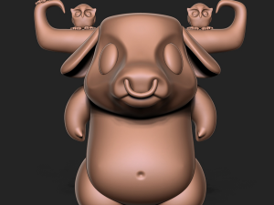 Angry bull 3D Baskı Modeli