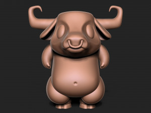 Angry bull 3D Print Model