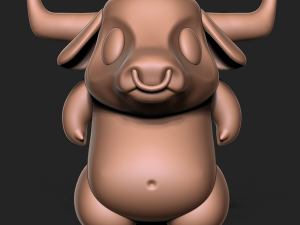 Angry bull 3D Baskı Modeli