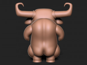 Angry bull 3D Baskı Modeli