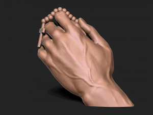Praying Hands 3D Print Model