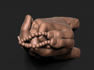 Praying Hands 3D Baskı Modeli
