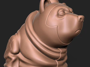 Stylized Cartoon Bear 3D Print Model