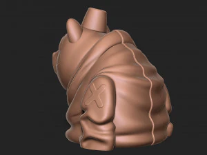 Stylized Cartoon Bear 3D Print Model